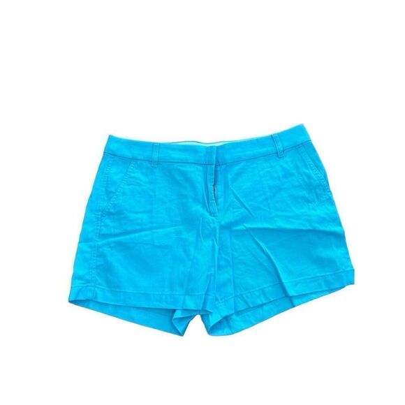 J. crew turquoise short size 12 very good condition - Picture 1 of 3